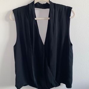 Haute Hippie black 100% silk blouse